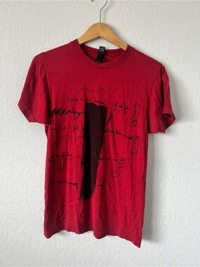 Red Coldplay Viva La Vida Tour T-Shirt